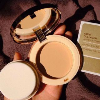 Phấn phủ siêu Mịn Sivanna Colors Gold Collagen