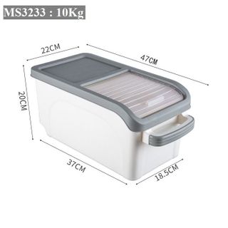Thùng đựng gạo Nhựa 10KG 3233 giá sỉ