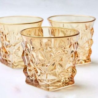 BỘ 6 LY UỐNG RƯỢU DELI KIM CƯƠNG KB041 VÀNG