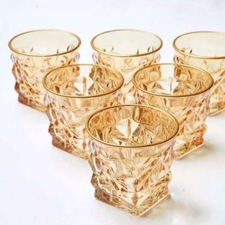 BỘ 6 LY UỐNG RƯỢU DELI KIM CƯƠNG KB041 VÀNG