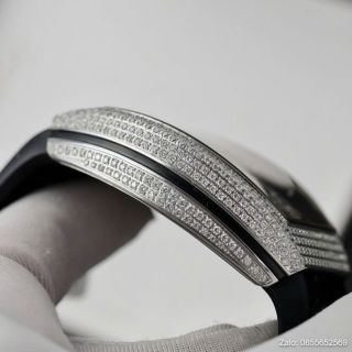 ĐỒNG HỒ NAM SIÊU CẤP PRANCK MULER FULL HỘT XOÀN AUTOMATIC ĐEN