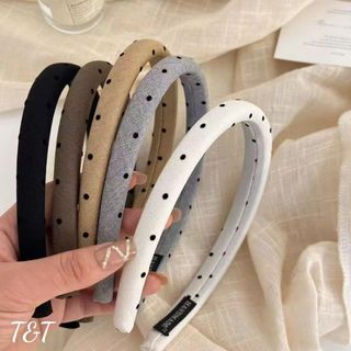 CÀI TÓC VẢI XỐP CHẤM BI