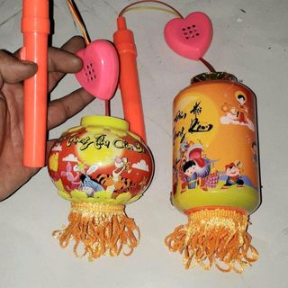 LỒNG ĐÈN TRUNG THU HÌNH TRÒN CÓ ĐÈN NHẠC
