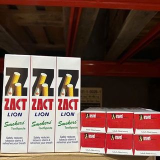 Kem Đánh Răng Zact Lion ( Cho Người Hút Thuốc) Thái Lan (Thùng 36 Tuýp x 160g)