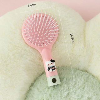 GƯƠNG LƯỢC HỒNG ĐEN CHARM KITTY