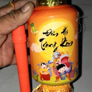 LỒNG ĐÈN TRUNG THU HÌNH TRÁI BÍ CÓ ĐÈN NHẠC