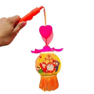 LỒNG ĐÈN TRUNG THU HÌNH MÁI ĐÌNH CÓ ĐÈN NHẠC