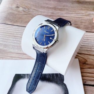 SĂN DEAL ĐỒNG HỒ NAM SIÊU CẤP XALVATORE F80 XANH DÂY DA FULLBOX
