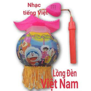 LỒNG ĐÈN TRUNG THU HÌNH MÁI ĐÌNH CÓ ĐÈN NHẠC