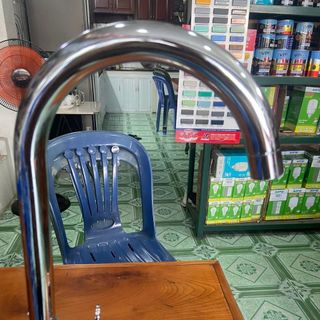 Vòi chén bóng phi 24 chân đồng thau