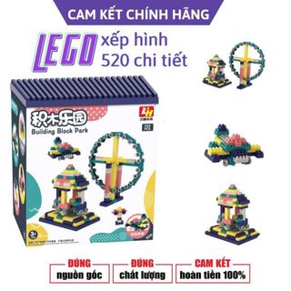 Bộ Xếp Hình Lego 520 Chi Tiết Building Block Park giá sỉ