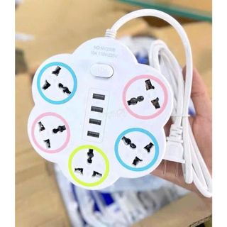 Ổ CẮM ĐIỆN HÌNH HOA 4 CỔNG USB THÁI LAN