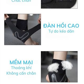 BĂNG QUẤN CỔ CHÂN THỂ THAO GIÚP HẠN CHẾ LẬT SƠ MI CỔ CHÂN, NGĂN CHẶN NGUY CƠ BONG GÂN CỔ CHÂN INNOVA SPORTS