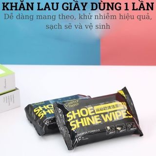 Combo 3 Túi Khăn Ướt Lau Giày, Túi Xách, Giày Dép Nhỏ Gọn Tiện Lợi