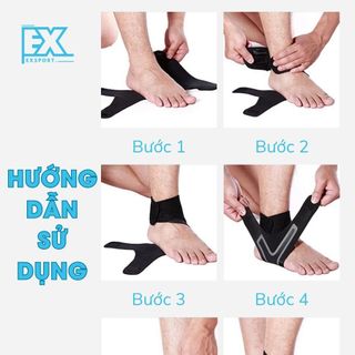 BĂNG QUẤN CỔ CHÂN THỂ THAO GIÚP HẠN CHẾ LẬT SƠ MI CỔ CHÂN, NGĂN CHẶN NGUY CƠ BONG GÂN CỔ CHÂN INNOVA SPORTS