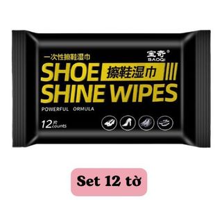 Combo 3 Túi Khăn Ướt Lau Giày, Túi Xách, Giày Dép Nhỏ Gọn Tiện Lợi