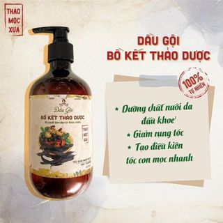 Dầu Gội Bồ Kết Thảo Dược Thảo Mộc Xưa 500ml