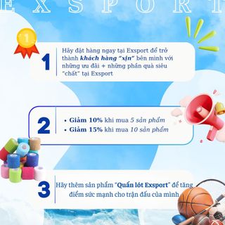 BĂNG KEO THỂ THAO VẢI TỰ DÍNH ÊM ÁI, CHỐNG LẬT CỔ CHÂN KEO DÍNH CHẮC, BẢO VỆ CHÂN KHỎI CHẤN THƯƠNG EXPORT