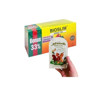 COMBO 2 SẢN PHẨM THẢO MỘC BIOSLIM HERBAL TEA & BUSABA DT X PLUS BODY SLIMMING