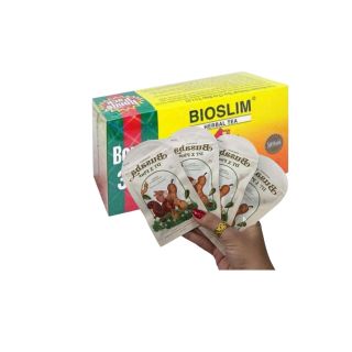 COMBO 2 SẢN PHẨM KẾT HỘP BIOSLIM HERBAL TEA & BUSABA DT X PLUS (4GÓI) BODY SLIMMING.