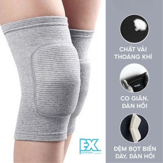 BÓ GỐI THỂ THAO CAO CẤP CÓ ĐỆM BÔNG CHỐNG CHẤN THƯƠNG, BẢO VỆ KHUỶU TAY, ĐẦU GỐI TRẦY XƯỚC DA EXSPORT
