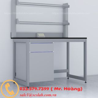 Bàn Thí Nghiệm AP Tường 1200mm với Kệ