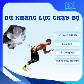 DÙ KHÁNG LỰC TẬP CHẠY BỘ, DÙ CẢN GIÓ TĂNG ĐỘ KHÓ KHI TẬP CHẠY, DÙ TẬP CHẠY BỘ, TẬP THỂ THAO EXSPORT