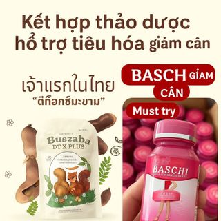 BỘ ĐÔI DETOX BUSABA DT X PLUS & BASCHI HỒNG ĐỈNH CAO THANH LỌC CƠ THỂ LÁY LẠI TỰ TIN