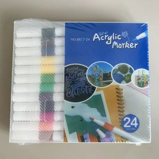 Hộp 24 bút màu Acrylic Marker No.8812-24