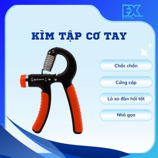 KÌM BÓP TAY TẬP CẲNG TAY GÂN GUỐC SĂN CHẮC CÓ THỂ ĐIỀU CHỈNH LỰC HỖ TRỢ TẬP CƠ TAY, CẲNG TAY SĂN CHẮC EXSPORTS
