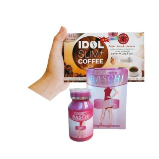 COMBO 2 SẢN PHẨM BASCHI HỒNG & IDOL COFEE SLIM HỖ TRỢ LÁY LẠI SỰ TỰ TIN.