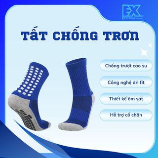 TẤT ĐÁ BÓNG CHỐNG TRƠN TRƯỢT, BÁM GIÀY TỐT, LƯỚI THOÁNG KHÍ, ÊM CHÂN HƠN KHI CHƠI THỂ THAO EXSPORT