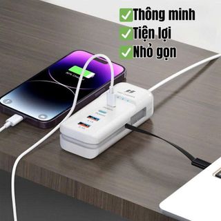 BỘ SẠC NHANH 4 CỔNG ĐA NĂNG THÔNG MINH
