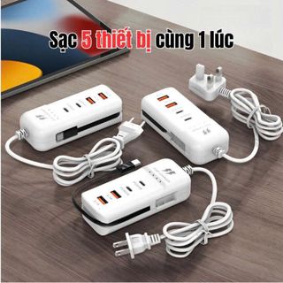 BỘ SẠC NHANH 4 CỔNG ĐA NĂNG THÔNG MINH