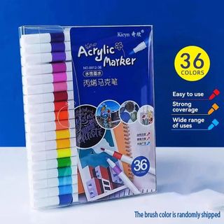 Hộp 36 bút màu Acrylic Marker No.8812-36 Bộ màu Acrylic 12,24,36,48,60 màu siêu hot