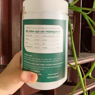 Bột mầm ngũ cốc VS 365@RUN cho người tập gym, thể dục thể thao
