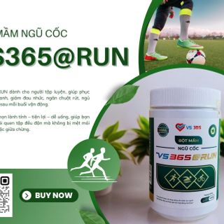 Bột mầm ngũ cốc VS 365@RUN cho người tập gym, thể dục thể thao