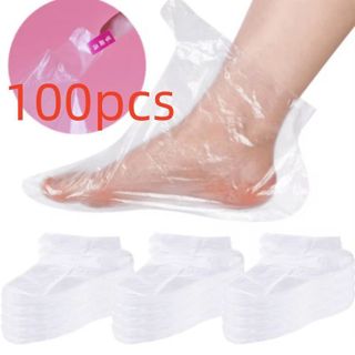 100 Túi Nilon Ủ Chân Dưỡng Ẩm Chất Liệu PE
