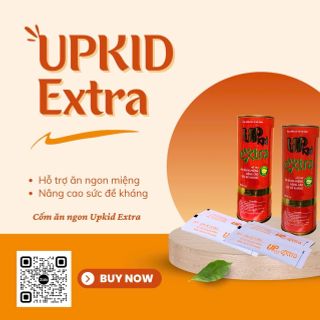 Cốm Upkid Extra giúp bé ăn ngon và phát triển toàn diện
