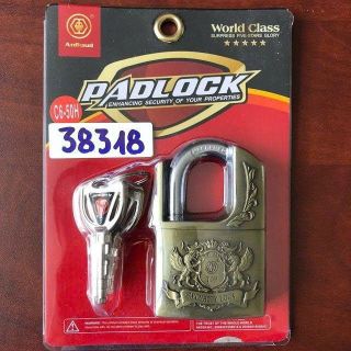 Ổ KHÓA PADLOCK 6 PHÂN CHỐNG CẮT 4 CHÌA