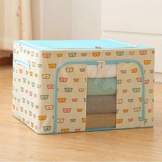 TỦ ĐỰNG QUẦN ÁO KHUNG SẮT 66L