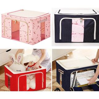 TỦ ĐỰNG QUẦN ÁO KHUNG SẮT 66L