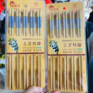 BỘ 10 ĐÔI ĐŨA TRE CHỐNG NẤM MÓC