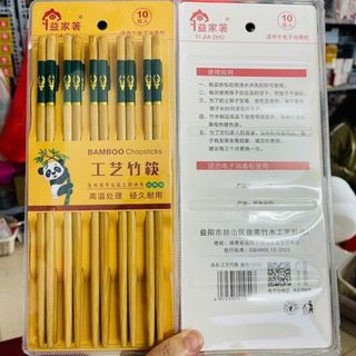 BỘ 10 ĐÔI ĐŨA TRE CHỐNG NẤM MÓC