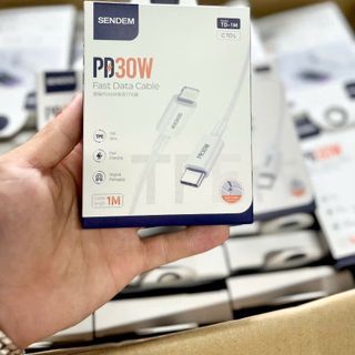 Cáp sạc siêu nhanh Sendem TD-1M PD30W chân IPhone