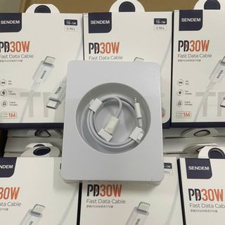 Cáp sạc siêu nhanh Sendem TD-1M PD30W chân IPhone