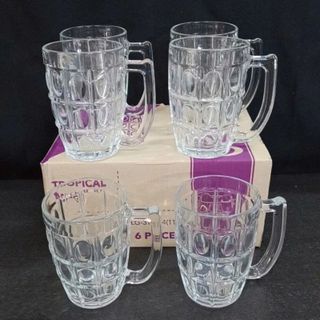 BỘ 6 LY UỐNG BIA 316 THÁI LAN LUCKY GLASS