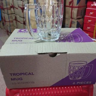 BỘ 6 LY UỐNG BIA 316 THÁI LAN LUCKY GLASS