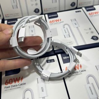 Cáp sạc siêu nhanh Sendem TA-1M bện dù 60W chân C to C