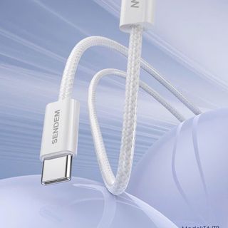Cáp sạc siêu nhanh Sendem TA-1M bện dù 60W chân C to C